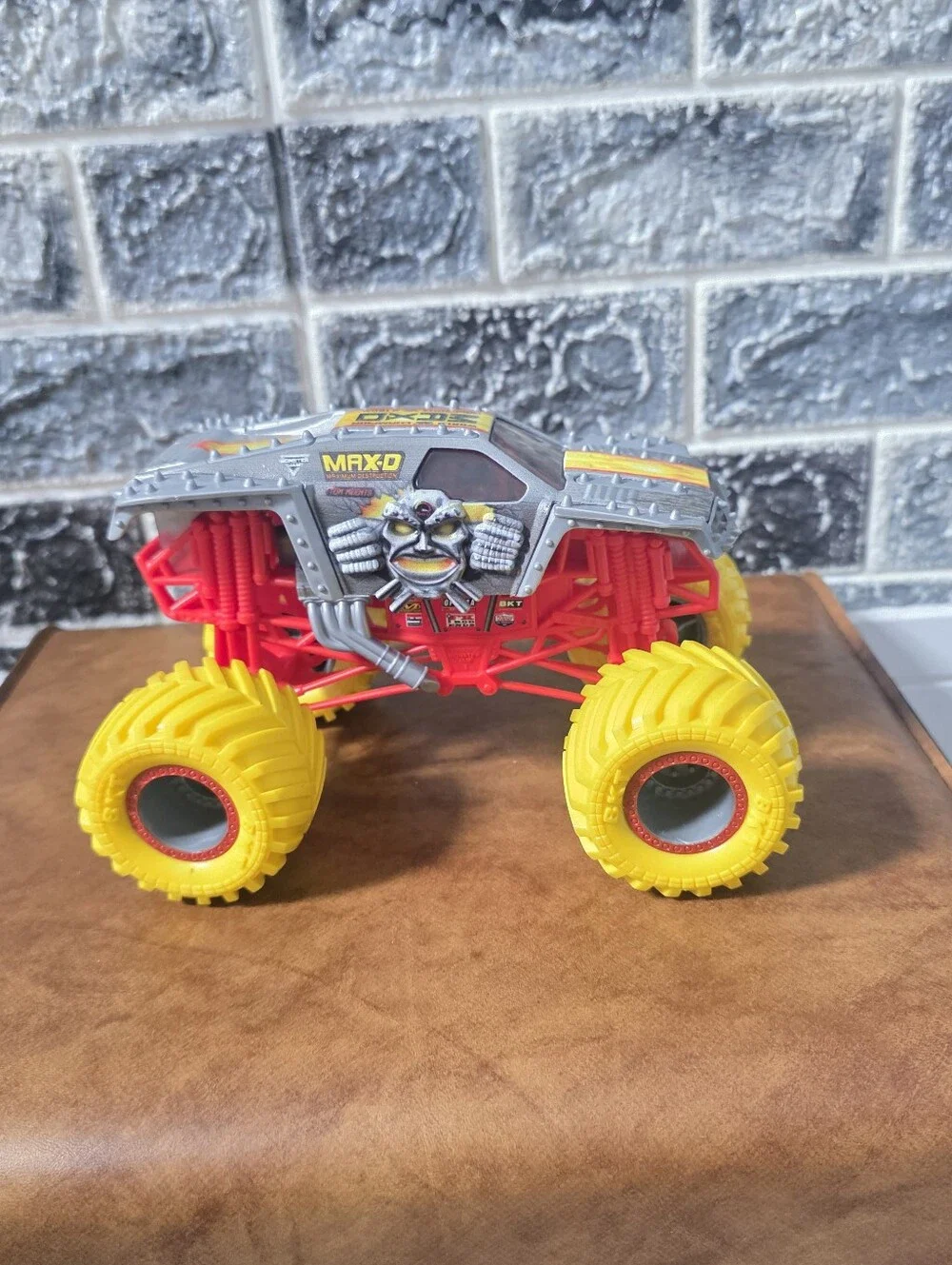 Yellow & Red Monster Truck Toy - Kids Toys